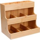 Excellent Houseware, bambusowy organizer kuchenny, 26,3-16,5-24 cm