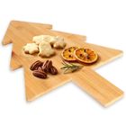 Excellent Houseware, deska do krojenia i serwowania, choinka, drewniana, 44,5-30 cm