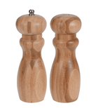 Excellent Houseware, młynek do pieprzu, drewniany + solniczka