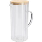 Excellent Houseware, Nato, dzbanek na wodę, szkło ryflowane, 1.4l