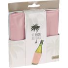 Excellent Houseware, rękaw chłodzący na butelki, tworzywo sztuczne, różowy