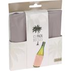 Excellent Houseware, rękaw chłodzący na butelki, tworzywo sztuczne, szary