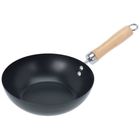 Excellent Houseware, wok chiński ze stali węglowej, 20 cm