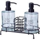 Excellent Houseware, Zovo, szklane dozowniki, 2 szt.