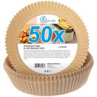 Extralink, Home, papierowe wkłady do frytkownicy, okrągłe, 16 cm, 50 szt.