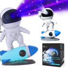 Extralink, Home, projektor gwiazd z rakietą i kliszami, lampka nocna dla dzieci, astronauta