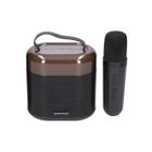 Extralink Kids Karaoke LED Speaker, zestaw do karaoke, 1 mikrofon, czarny