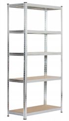 Extralink, regał magazynowy, metalowy, srebrny, 220-90-40 cm