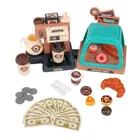 Extralink Toys, zestaw baristy, interaktywny, kawiarnia i cukiernia, 40 elementów