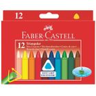 Faber-Castell, kredki woskowe, trójkątne, 12 kolorów