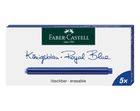 Faber-Castell, naboje atramentowe długie, niebieskie, 5 szt.