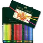 Faber-Castell, Polychromos, kredki, 60 szt. w metalowym pudełku