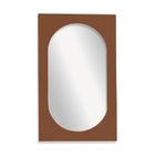 Factory, Moka, lustro owalne z pogrubioną ramą, 43-73 cm