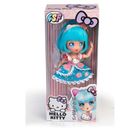 Famosa, Hello Kitty, lalka modowa, niebieska, 19,5 cm