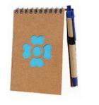 Fandy, Eco, notatnik spiralny z długopisem, Flower, 1 szt.