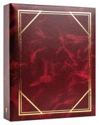 Fandy, fotoalbum kieszeniowy, zgrzewany, Vinyl 1, bordowy