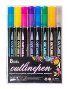 Fandy, Shine, marker outline, 8 kolorów