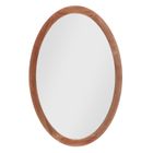 Fanni K, Runo, owalne lustro w drewnianej ramie, 40-60 cm