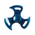 Fidget Spinner, metalowy, niebieski