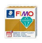 Fimo, Effect, masa plastyczna termoutwardzalna, złoty, metaliczny, 57g, kostka