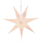 Finnlumor, gwiazda papierowa z ażurowym wzorem, 7-ramienna, 75 cm