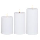 Finnlumor, świece, zewnętrzne, LED, 10-15 cm, 3 szt.