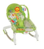 Fisher-Price, fotelik bujaczek do 18 kg, zielony