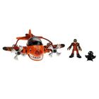 Fisher-Price, Imaginext, Samolot Podniebny Tygrys, zestaw z figurką