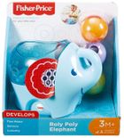 Fisher-Price, Słonik-Kiwaczek z piłeczkami, zabawka niemowlęca