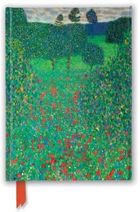 Flame Tree, notatnik A5, 176 stron, linia, Pole maków Gustav Klimt