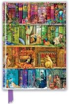 Flame Tree, notatnik, A5, linia, Półki na książki, Aimee Stewar, 1 szt.