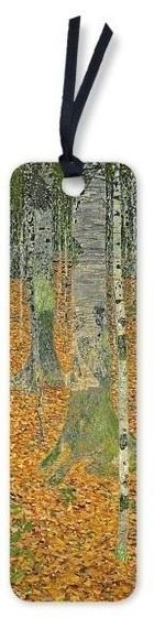 Flame Tree, zakładka do książki, Brzozowy Las Gustav Klimt