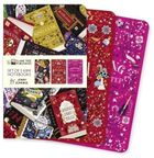 Flame Tree, zestaw 3 notatników, mini, linia, Miłośnicy książek