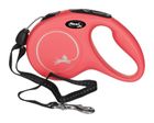 Flexi, New Classic, smycz, rozmiar S, linka, 5 m, do 12 kg, czerwony