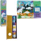 Floss & Rock, Dinozaury, silikonowa mata z łamigłówkami i grami