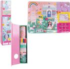 Floss & Rock, Tęczowe wróżki, silikonowa mata z łamigłówkami i grami