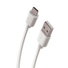 Forever, kabel USB typ-C, biały, 1 m, 2A