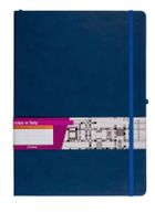 Formalizm, notes A4 z gumką, w linię, granatowy, 1 szt.