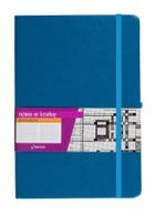 Formalizm, notes A5 z gumką, w kratkę, niebieski, 1 szt.