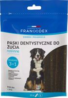 Francodex, paski do gryzienia na kamień i brzydki zapach z pyska, przysmak dla psa, rozmiar L, 502.5g, 15 szt.