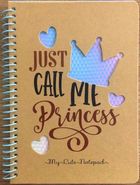 Fresh, kołonotatnik B6, 80 kartek, kratka, kraft, Księżniczka, 1 szt.