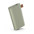 Fresh n rebel, powerbank, 6000 mah, usb-c, dried green