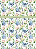 Fresh, notatnik, 48 kartek, kratka, kwiaty i motyle, 1 szt.