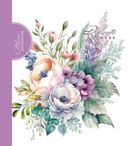 Fresh, notatnik ozdobny, 100-100, 48 kartek, kratka, bukiet fiolet, 1 szt.