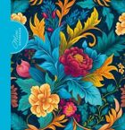 Fresh, notatnik ozdobny, 100-100, 48 kartek, kratka, Flora niebieska, 1 szt.