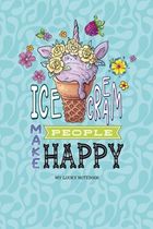 Fresh, notatnik ozdobny, 128-165, 64 kartki, linia, Lody, 1 szt.