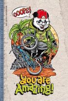 Fresh, notatnik ozdobny, 143-210, 64 kartki, linia, Panda, 1 szt.