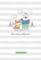 Fresh, notatnik ozdobny, 143-210, 80 kartek, kratka, Przyjaciele, 1 szt.