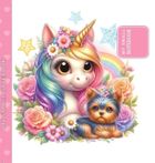 Fresh, notatnik ozdobny, 48 stron, gładki, jednorożec, 100-100 cm, 1 szt.