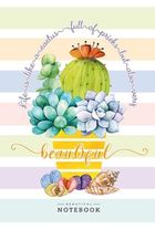 Fresh, notatnik ozdobny, 64 kartki, kratka, Kaktus w donicy, 1 szt.
